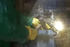 德州消防水池堵漏施工视频